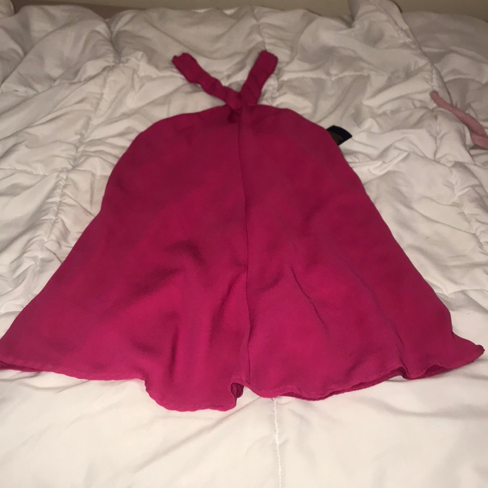 Pink Polo Halter dress